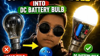 🔥 I Turned a DEAD LED Bulb into a Rechargeable Battery Lamp! (Amazing DIY)@electricmaster94.
