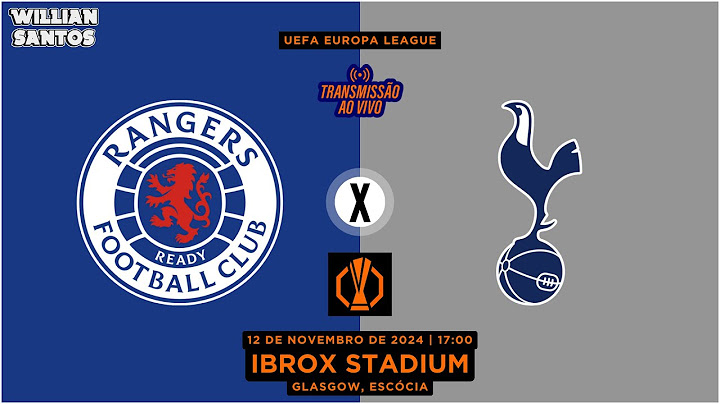 NARRAÇÃO AO VIVO! | Rangers x Tottenham | UEFA Europa League - Rodada 6 | 12/12/2024