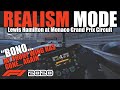 F1 2020 REALISM MODE - MONACO - LEWIS HAMILTON (100% RACE + TRACKIR + COCKPIT + NO HUD + NO ASSISTS)