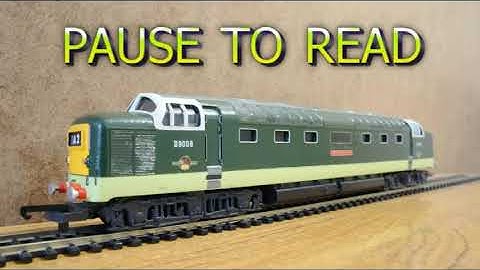 BR Class 55 Deltic Diesel No D9008 The Green Howards in BR two tone Green.  Lima OO Gauge Model.