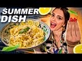 Lemon peel pesto ricotta pasta  the perfect summer dish
