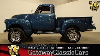1950 Chevrolet 3100 5-window 4x4 #255 ,Gateway Classic Cars-Nashville