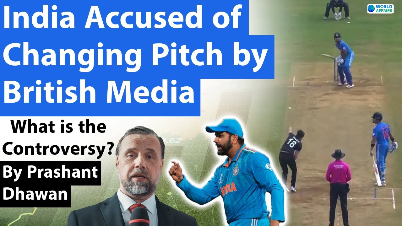 India Accused of Changing Pitch by British Media in Cricket World Cup 2023