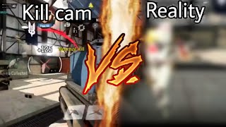 Kill cam V.S Reality CODM