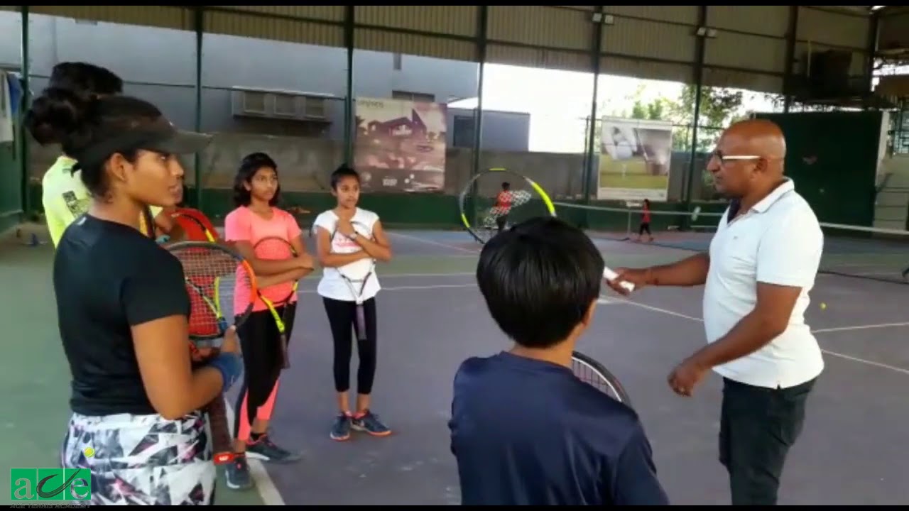 Training at Ace Tennis Academy Ahmedabad YouTube
