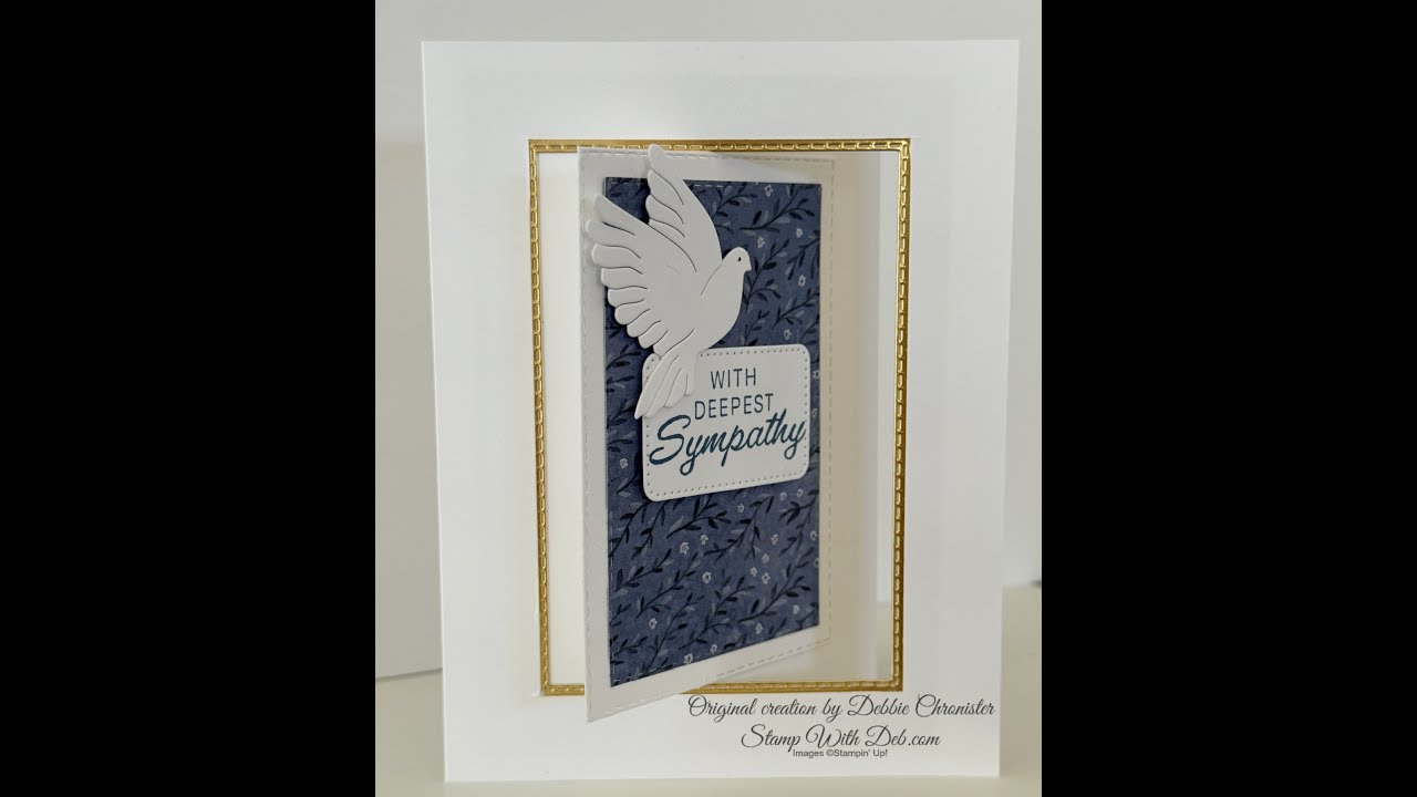 Peaceful Garden Pop Out Swing  Card