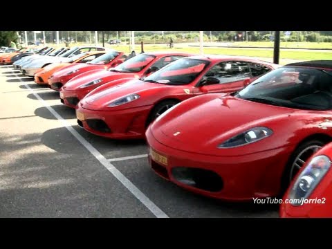 53 Exotic cars accelerating through tunnel!! Very loud sounds! - 1080p HD