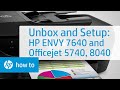 Setting Up and Installing the HP ENVY 7640 and Officejet 5740, 8040 Printers | HP