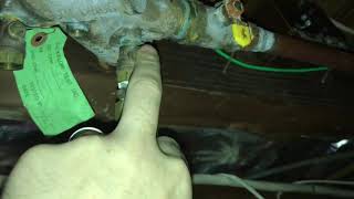 Sprinkler backflow preventer test cock leaking - fix