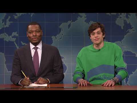 Weekend Update Pete Davidson On Colin Jost Michael Che SNL