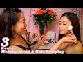 ASMR 🎄3 Hours Makeup Artist & Hairstyling Session Roleplay 💝