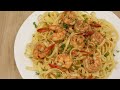 Shrimp Scampi Pasta Recipe - Filipino Style