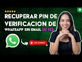 Cómo RECUPERAR el PIN de VERIFICACIÓN en DOS PASOS de WhatsApp sin EMAIL en 56S