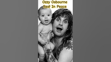 Ozzy Osbourne Rest In Peace #ozzyosbourne #ozzy #ozzytribute #sharonosbourne #icon #viralshort #wow