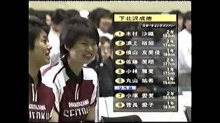 木村沙織｜2004 春高バレー 女子決勝 FINAL | (長崎) 九州文化学 X 下北沢成徳 (東京)【 Saori Kimura 】2004