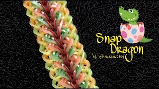 SNAP DRAGON Hook Only bracelet tutorial