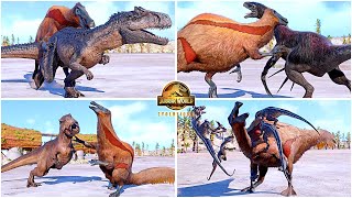 Deinocheirus VS All Carnivore & Herbivore Dinosaurs Killing Animations 🦖 Jurassic World Evolution 2