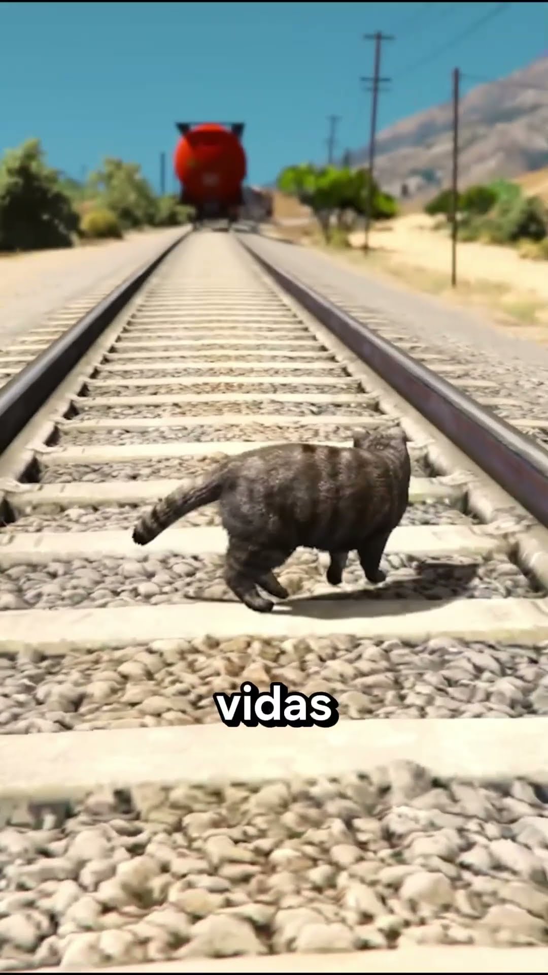 Qué Animales puedes Pasar por Debajo del Tren en GTA 5 ? #shorts