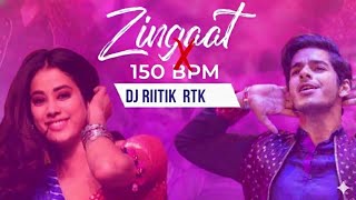 ZINGAAT | DHADAK | 150 BPM REMIX | DJ RITIK RTK TRAP TECHNO & CIRCUIT  |