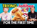 Trying Jollibee For The First Time! (Chickenjoy, Yum Burger, Burger Steak, Jolly Spaghetti)