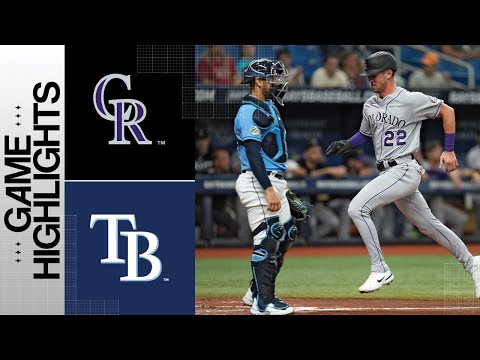 Rockies vs. Rays Game Highlights (8/22/23) 