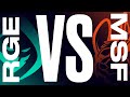 RGE vs. MSF - Неделя 2 День 1 | LEC Весенний сплит | Rogue vs. Misfits Gaming (2021)