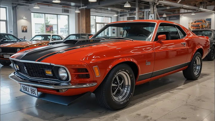 "1970 Ford Mustang Mach 1 – The Ultimate Muscle Car Icon"