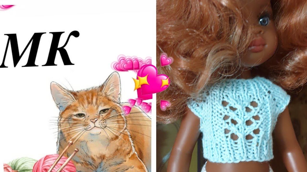 Летний топик спицами* Мастеркласс*