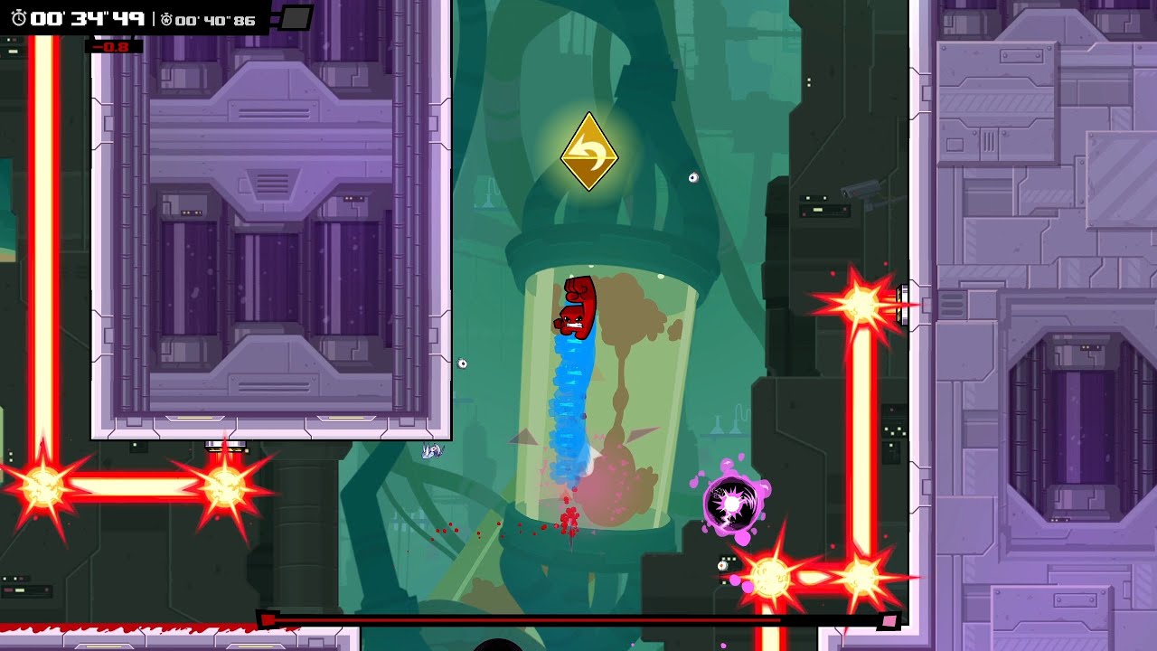 SUPER MEAT BOY FOREVER Equivalent Vector Change