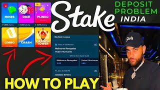 how to use stake in india | Stake account kaise banaye !!!  ( FULL GUIDE ) / sign up stake in mobile