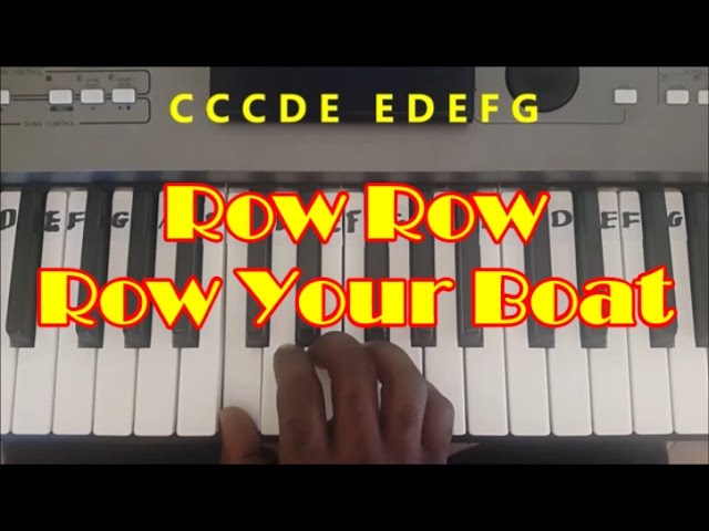 Row Row Row Your Boat Easy Piano Keyboard Tutorial Accords Chordify row-row-row-your-boat-easy-piano-keyboard-tutorial-accords-chordify