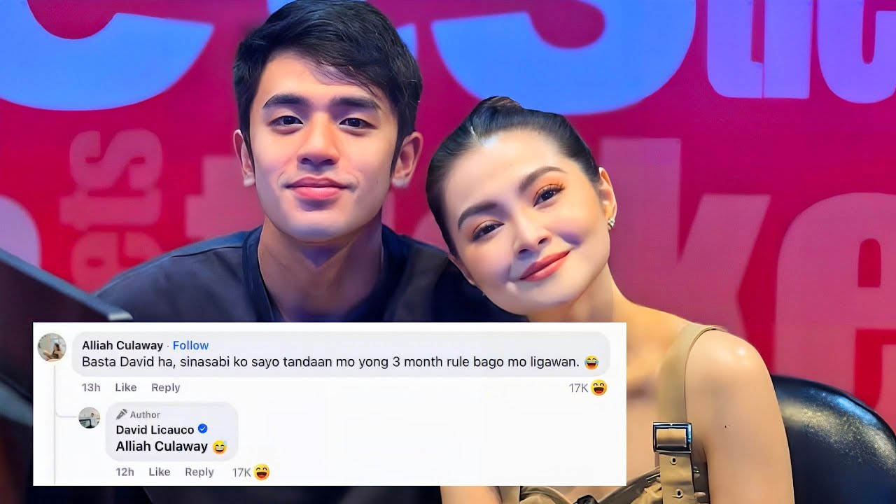 David Licauco Reacts To Netizen s Three Month Rule Reminder Bago David licauco reacts to netizen s three month rule reminder bago