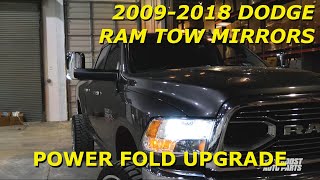 Tow Mirror Install: 20092018 Dodge Ram Towing Mirrors (Add Power Folding Wirelessly)  4th Gen Ram