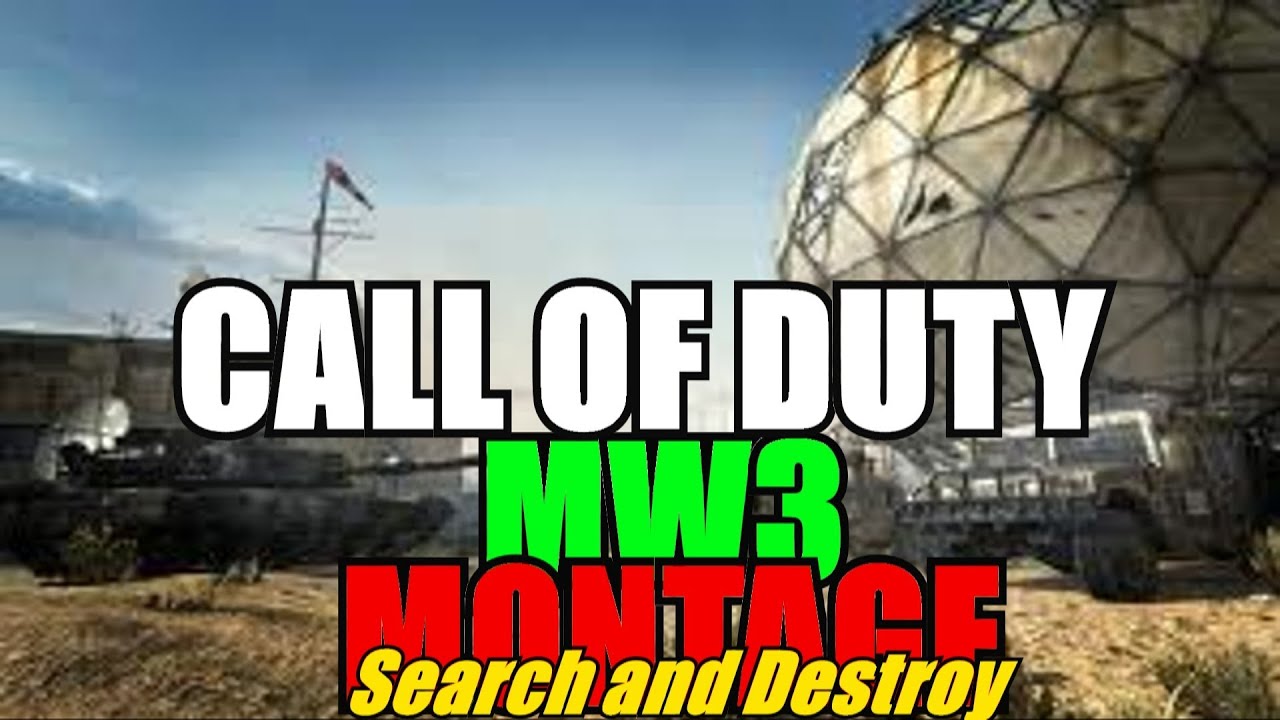 Call Of Duty MW3 Montage on Search and Destory w/ Friends - YouTube