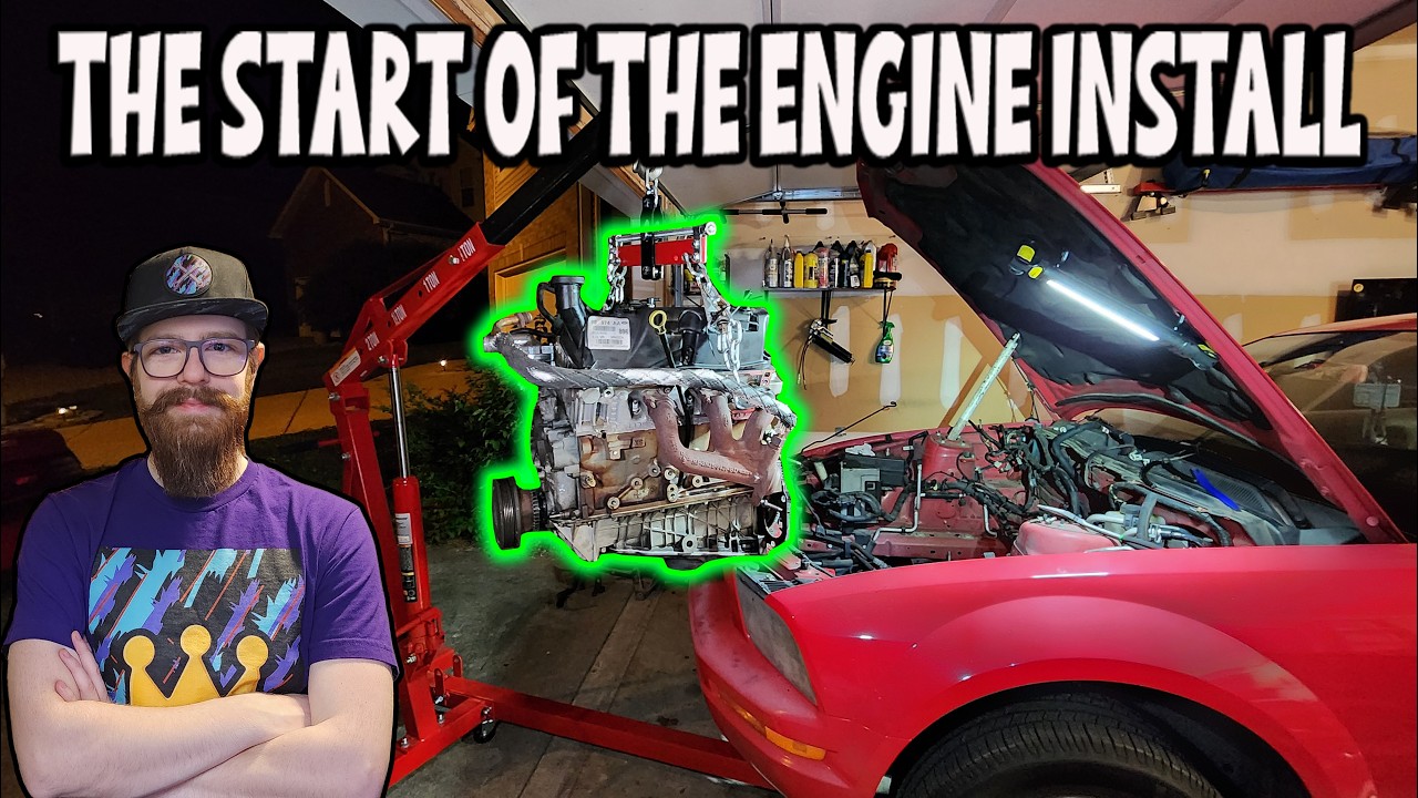 2005 2010 V6 Mustang Flexplate & Partial Engine Install