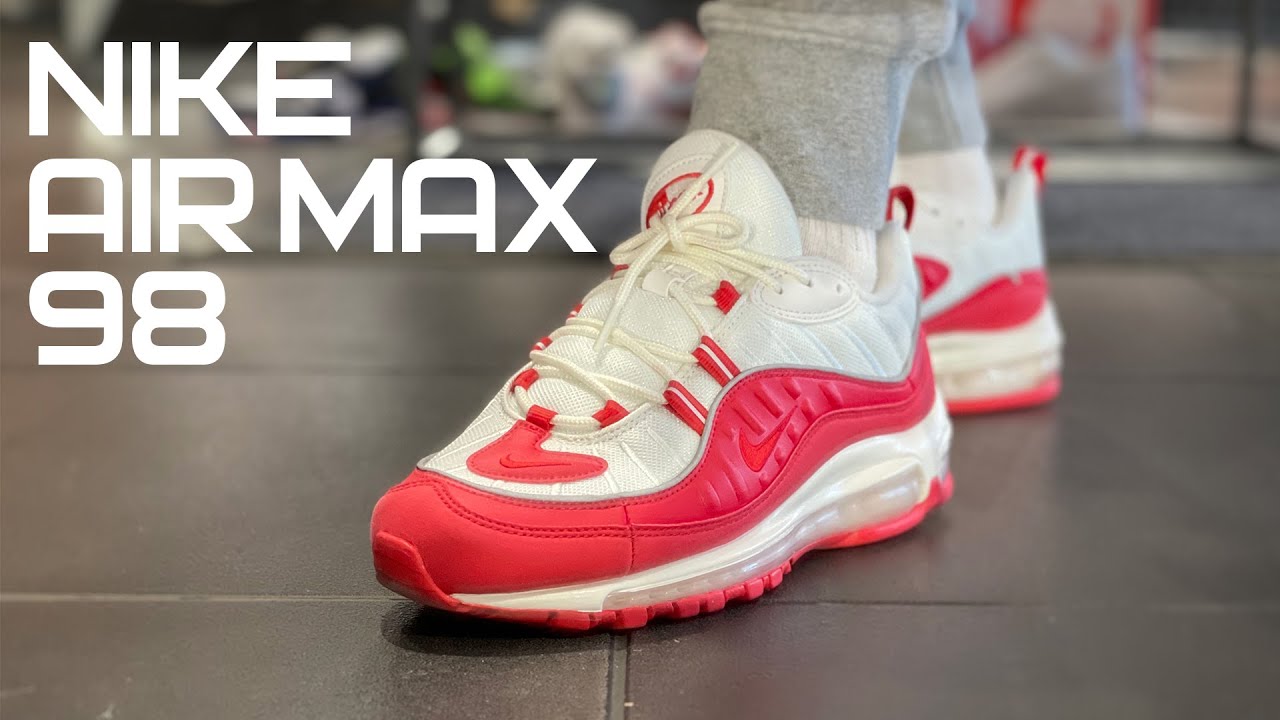 NIKE AIR MAX 98 UNIVERSITY RED 