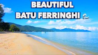 🌊 Batu Ferringhi Beach 🇲🇾 | Stunning Blue Sea & Amazing Coastal Views | 4K