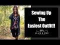 The Casual To Dress Pattern Capsule Part 1- Sewing A Cute QUICK Outfit!!!!