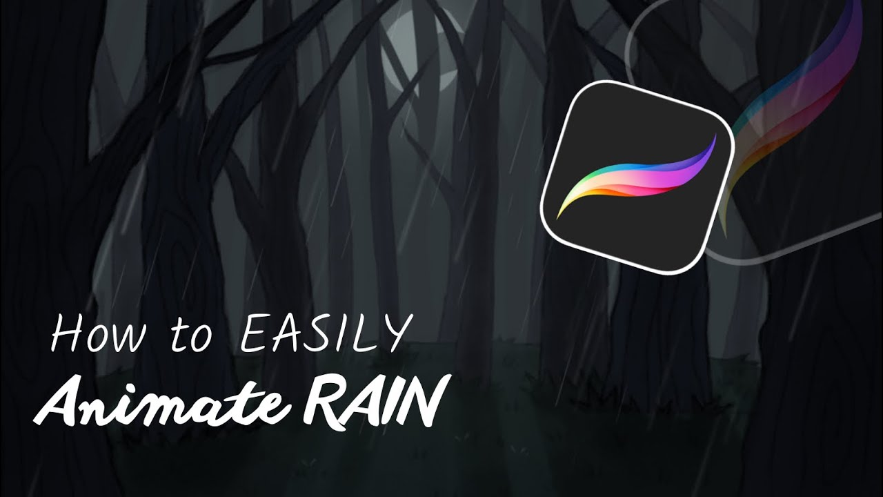 How to animate RAIN 🌧 - (the easy way) - YouTube