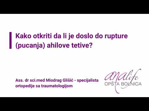 Video: Da li je ahilova tetiva?