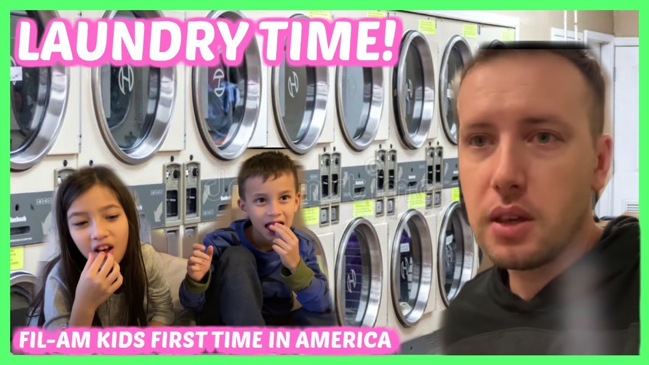 LAUNDRY TIME! MAGKANO MAGPALABA SA AMERICA? FIL-AM KIDS LIFE IN AMERICA