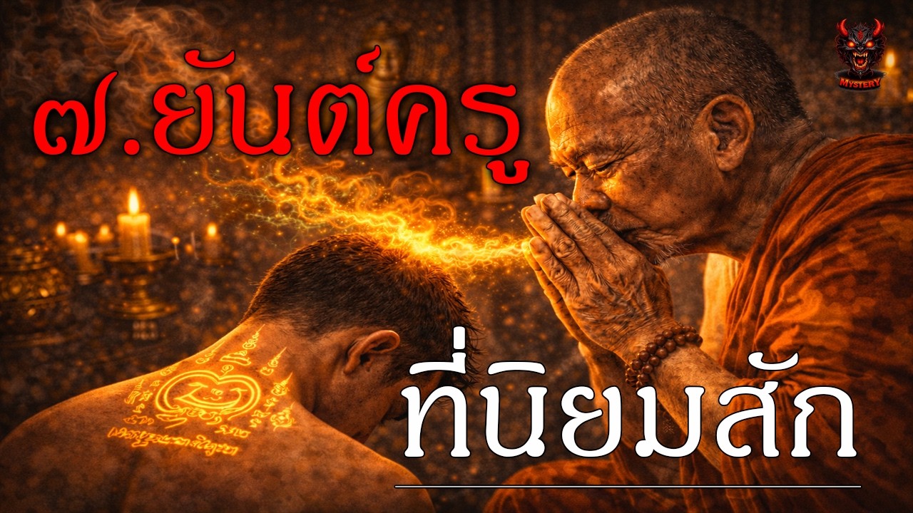 เปิดความลับ ๗. ลายสักยันต์ครูยอดนิยม ที่หลายคนเข้าใจผิด