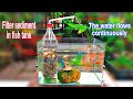 Make water flow continuously in fish tank and filter fish tank