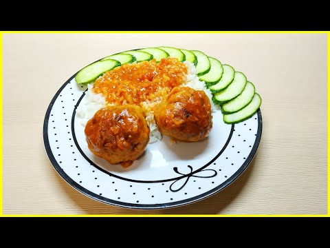 Тефтели с рисом и гречкой Тефтели с рисом и гречкой