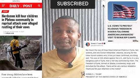 BREAKING; US GOVT ARREST MIYETTI ALLAH & HISBAH POLICE AFTER HERDSMEN KPAI 4 CHILDREN IN PLATEAU.