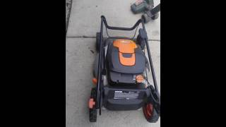 Worx 19″ 56V Cordless Electric Mower WORX does not work well