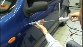 Repair a dent easy and fast with dent pulling and PDR tools