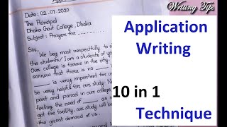 Any Application Writing | Application writing Tips and Tricks | Easy Technique