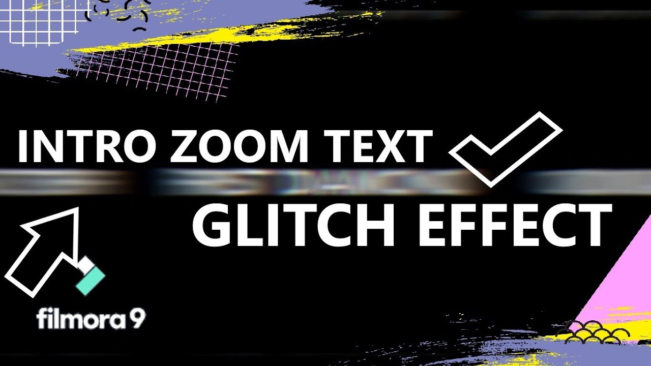 TUTORIAL EDIT INTRO ZOOM TEXT GLITCH EFFECT BY FIRST DIAMOND YouTube