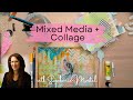 Mixed media art collage tutorial  creating seek